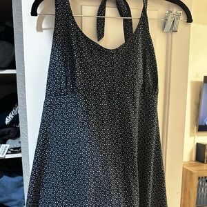 GUC Columbia Halter tied  dress Navy XL